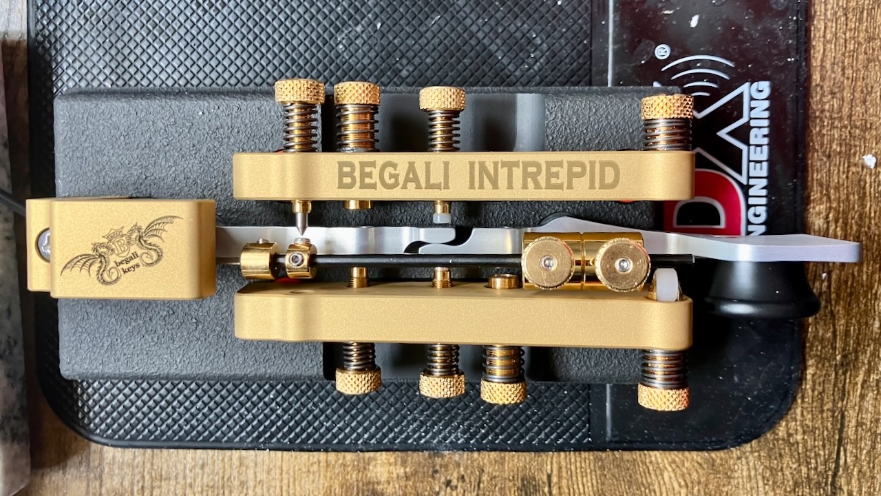 Morse code key: Begali Intrepid