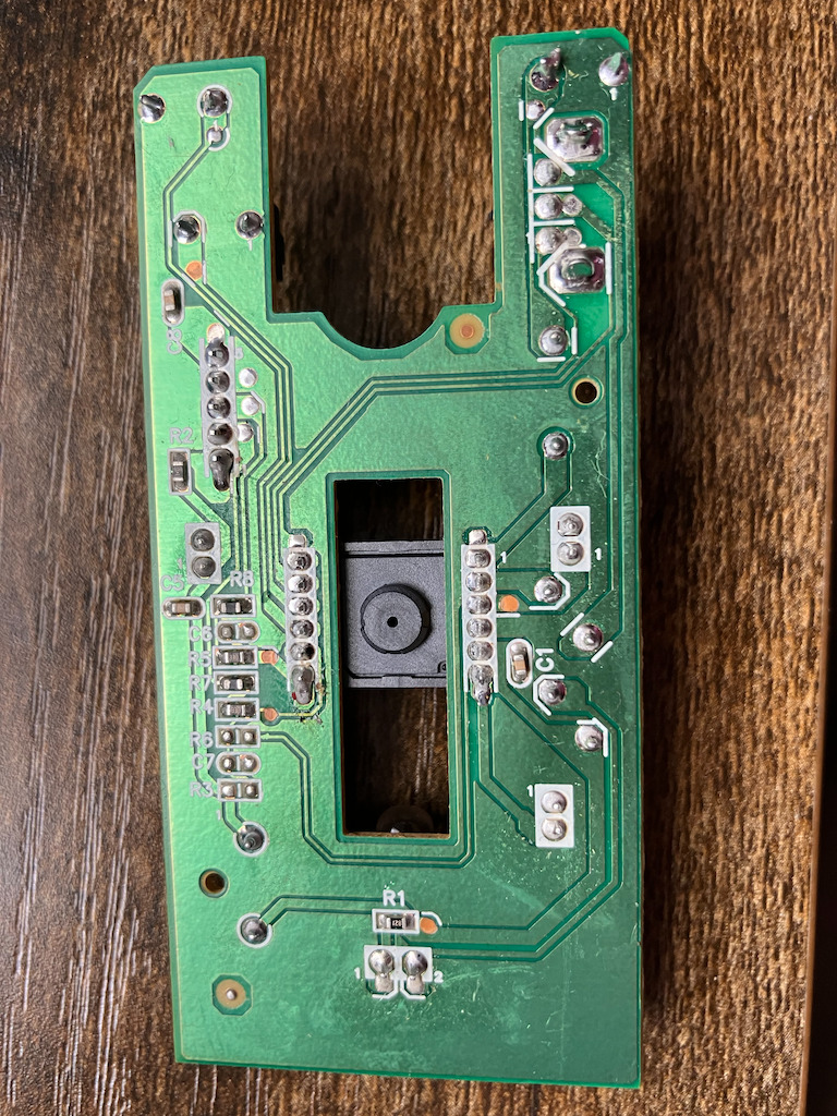 Printed Circuit Board of the Mouse (view from below)